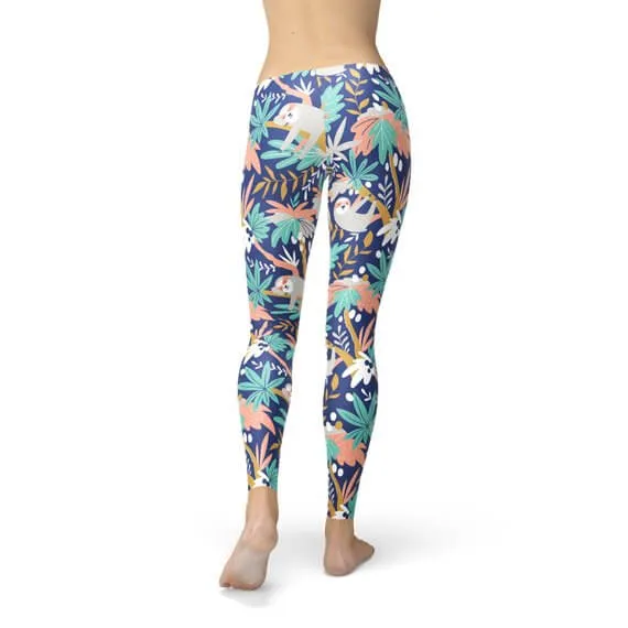 Womens Sloth Leggings